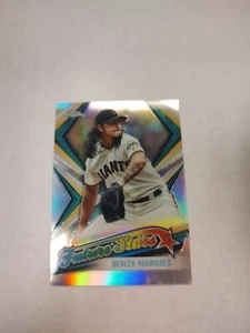 2019 Topps Chrome Future Stars Refractors #FS-8 Dereck Rodriguez Giants (PWE) - Picture 1 of 2