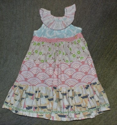 Matilda Jane PLATINUM (15/16) Misty Marsh Puffer Dress - Size 6 - EUC - Image 1 of 4