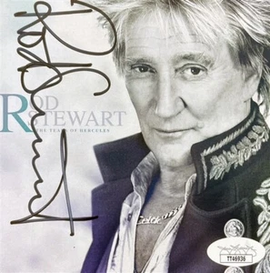 Inserto de CD autografiado firmado por Rod Stewart certificado de autenticidad certificado de autenticidad JSA - Imagen 1 de 2
