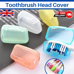 1-5 x Juego de estuche de tapa de cepillo de dientes portátil para viaje camping Reino Unido - Imagen 1 de 10