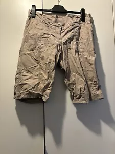 Kurze Hose Damen 44 Beige Cargo Kurze Hose Sommer Urlaub Strand Warm - Bild 1 von 21