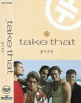 Take That ‎Pray CASSETTE SINGLE  POP Europop Vocal Ballad - Image 1 of 4