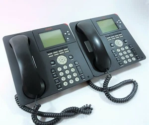 Juego de 2 teléfonos de oficina digitales Avaya modelo 9650 VoIP IP IP digital con soporte - Imagen 1 de 11