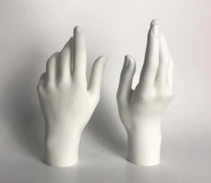 Hand Mannequin Female Arm Display Base Gloves Jewelry Models 21cm Plastic 1 Pair - Picture 1 of 8