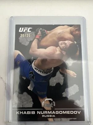 2013 Topps UFC Bloodlines Black # to 25 Khabib Nurmagomedov #42 - Image 1 of 2