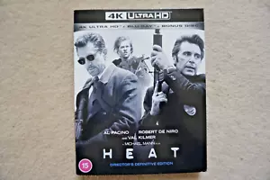 4K UHD BLU-RAY HEAT AL PACINO DE NIRO VAL KILMER NEW SEALED UK STOCK - Picture 1 of 2
