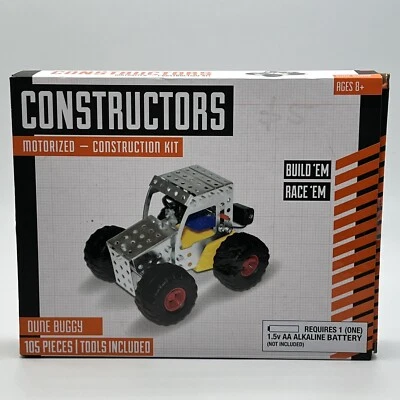 CONSTRUCTORES Dune Buggy Kit de Construcción Motorizado NUEVO 105 Piezas Funciona con Batería Foto 1 de 3