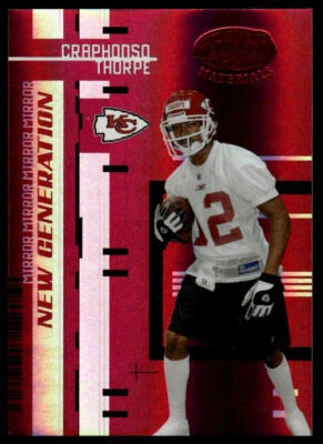 2005 Leaf Certified Materials #174 Craphonso Thorpe Mirror Red #/100 - Image 1 of 2