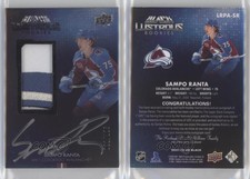 2021-22 SPx UD Black Lustrous /125 Sampo Ranta #LRPA-SR RPA Rookie Patch Auto RC