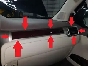 Lexus GX460 AC Vent w/Bezel & Wood Trim 11 12 13 14 15 16 17 18 19 20 21 22 23 - Picture 1 of 4
