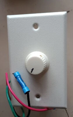 Quam Model QC10W Audio Speaker Attenuator Dual Gang 100W 25V 70V - Image 1 of 4