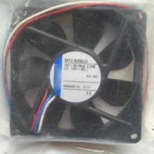 80*80*25mm 8025 3 Wire 8412 N/2GLLE Cooling Fan - Afbeelding 1 van 2