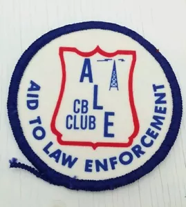 AID TO LAW ENFORCEMENT CB CLUB ALE PATCH - Picture 1 of 2