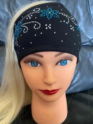 Diademas 5 estrellas flor/azul/polly pony/apertura en la parte posterior con diamantes de imitación Foto 1 de 2