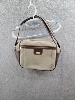 Samsonite Luggage Laptop Bag Tan & Mahogany 14" x 11" x 6" - Image 1 of 4