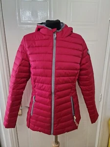 G.I.G.A. Cappotto giacca DX donna rosa puffer taglia UK 12 nuovo - Foto 1 di 10