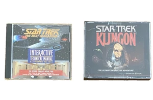 STAR TREK NEXT GENERATION INTERACTIVE TECHNICAL MANUAL & KLINGON ADVENTURE - Imagen 1 de 5