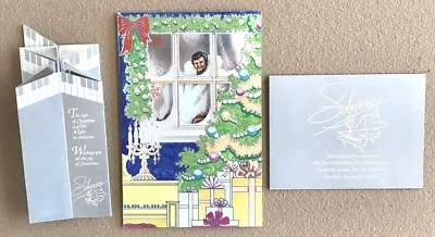 RARAS TARJETAS DE CUMPLEAÑOS Y NAVIDAD DE DISEÑO PRIVADO LIBERACE + Foto 1 de 4