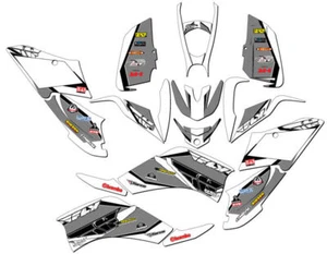 All Years RAPTOR 125 13 FLY White Senge Graphics Kit Compatible with Yamaha - Picture 1 of 7