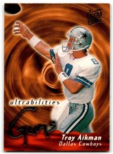 1995 Ultra Ultrabilities GUNS Troy Aikman Dallas Cowboys #5