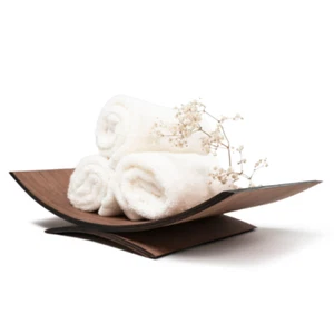 Tischplatte Toilettenpapierhalter, freistehendes Arbeitsplattenrollenregal aus Holz, passend - Bild 1 von 11