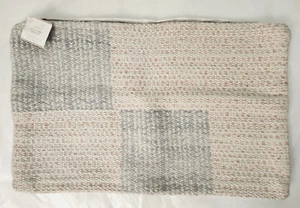 Pottery Barn Mali Handwoven Lumber Pillow Cover 16" x 26" Blush Multicolor - Picture 1 of 2