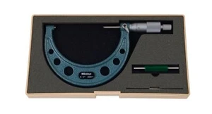 Mitutoyo 103-218 Outside Micrometer, Baked-enamel Finish, Ratchet Stop, 3-4" ... - Picture 1 of 1