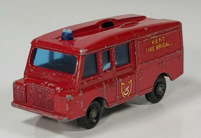 Vintage Matchbox Land Rover Kent Fire Brigade Truck 2.5" Die Cast Scale Model - Image 1 of 4