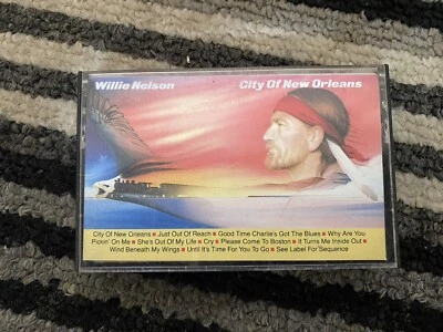 Willie Nelson City of New Orleans Cassette Outlaw Country - Image 1 of 3