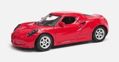 Voiture Miniature ALFA ROMEO 4C échelle 3 inches (7cm) Welly Diecast Jouet - Photo 1/2