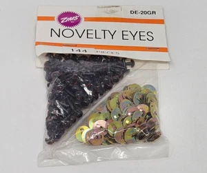 Bulk VTG Zims 5mm Deep Brown Eyes Plastic Safety Amigurumi Crochet Craft Doll - Picture 1 of 3