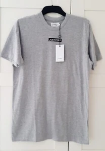 Just Hype Mens Marl Grey Short Sleeve T-shirt Top Large BNWT - Picture 1 of 5