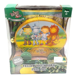 Wood Pull Toy Wizard of Oz Yellow Brick Road 75th Anniversary Holiday Exclusive - Picture 1 of 10