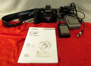 OLYMPUS OM D E M1 DIGITAL CAMERA WITH TWO ADDITIONAL BATTERIES AND C (EZS001190) - Picture 1 of 12