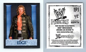 Edge #191 WWE Heroes 2008 Merlin Wrestling Foil  Sticker
