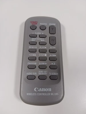 Control remoto para videocámara Canon WL-D85 original OEM - probada, funciona Foto 1 de 4