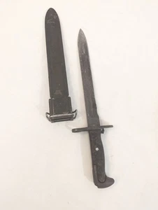 WWII M1 9in Bayonet & M7 Scabbard Flaming Bomb UC US - Picture 1 of 8