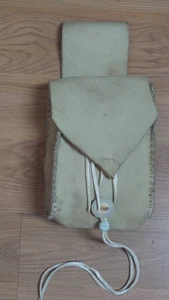 Marsupio DSM morbido in vera pelle artigianale per cintura 8" x 3 x 5" MOLTO BELLO - Foto 1 di 9