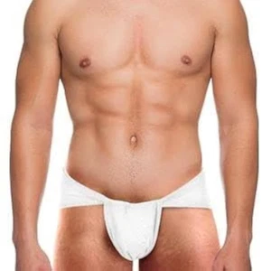Soporte de langota de algodón para hombre talla libre blanco indio tradicional premium Langoti - Imagen 1 de 3