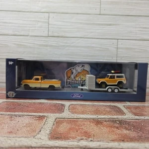 1969 Ford F-100 Ranger Truck & 1971 Ford Bronco M2 Machines 1:64 - Bild 1 von 5