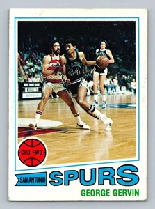 GEORGE GERVIN 1977-78 TOPPS SPURS - Picture 1 of 2