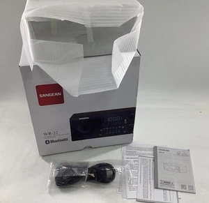 WR-22 Digital Radio, AM/FM with Bluetooth, USB, Black - Picture 1 of 9