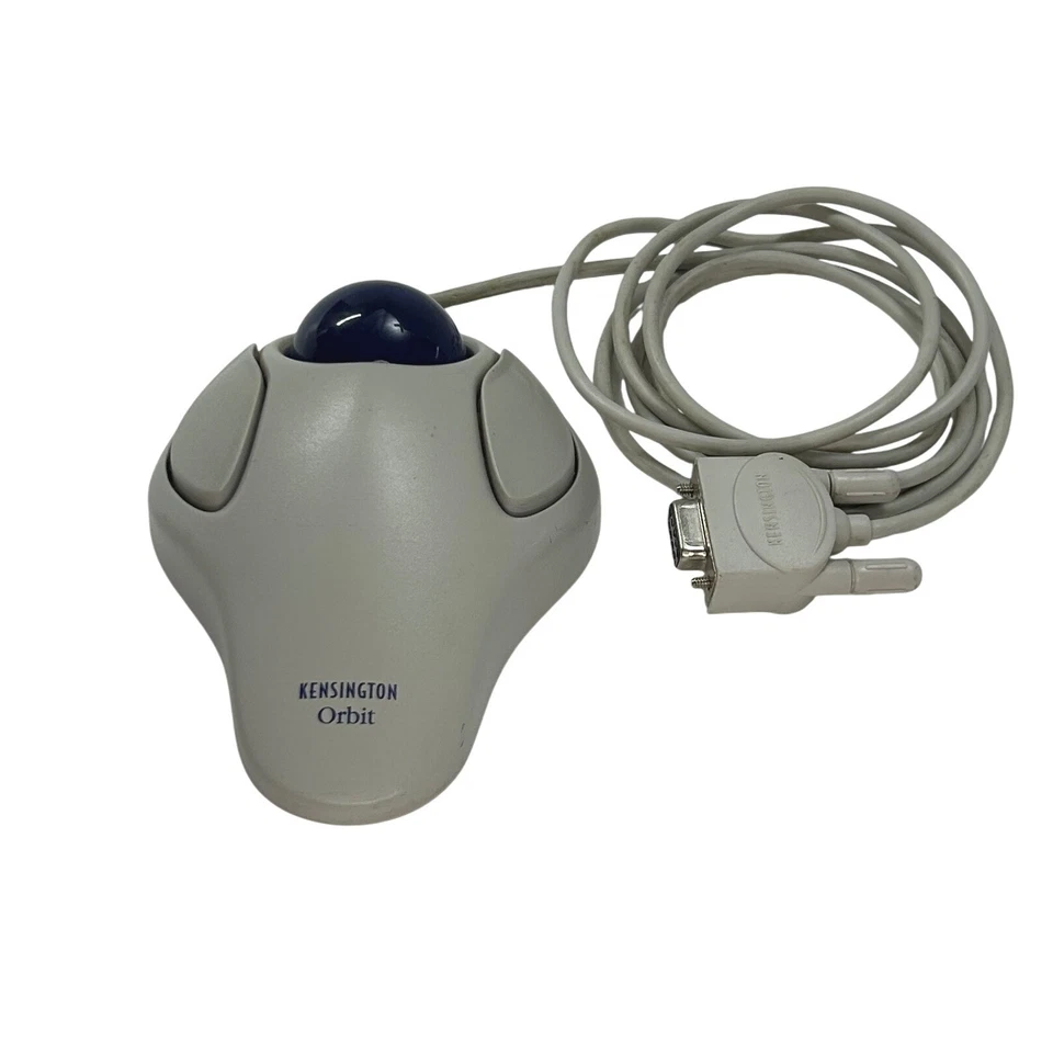 Mouse Trackball Kensington Orbit 64221 puerto serie para IBM PC de colección sin probar Foto 1 de 4