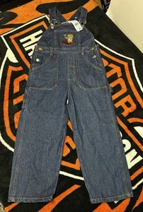 Vintage 2002 Bob The Builder Denim Overalls Size Boys 6 NEW WITH TAGS - Picture 1 of 7