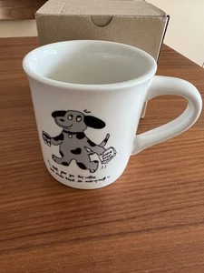 London Bagel Museum Mugs White Ceramic 12oz Coffee Tea Cup Korea W/Box New - Picture 1 of 2