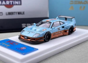 Pre-Sale DK 1:64 Blue LBWK F40 Racing Sports Model Diecast Display Car - Picture 1 of 11