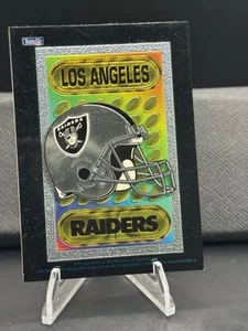 1994 Los Angeles Raiders NFL Team Logo Holochrome Sticker - Picture 1 of 1