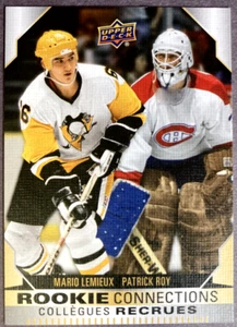 2023-24 Tim Hortons Duos Rookie Connections #RC-13 Mario Lemieux & Patrick Roy - Imagen 1 de 1