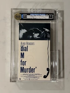 Dial M For Murder (1991/1954 VHS) IGS 8.5/9 MINT Pop 1 - Watermark - Hitchcock - Picture 1 of 4