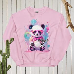 Drip Wear Apparel Panda Bear Unisex Sweatshirt